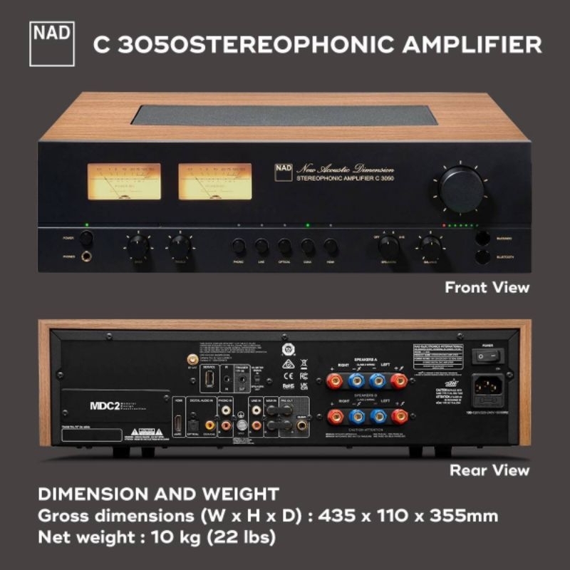 NAD C3050 Stereophonic Amplifier