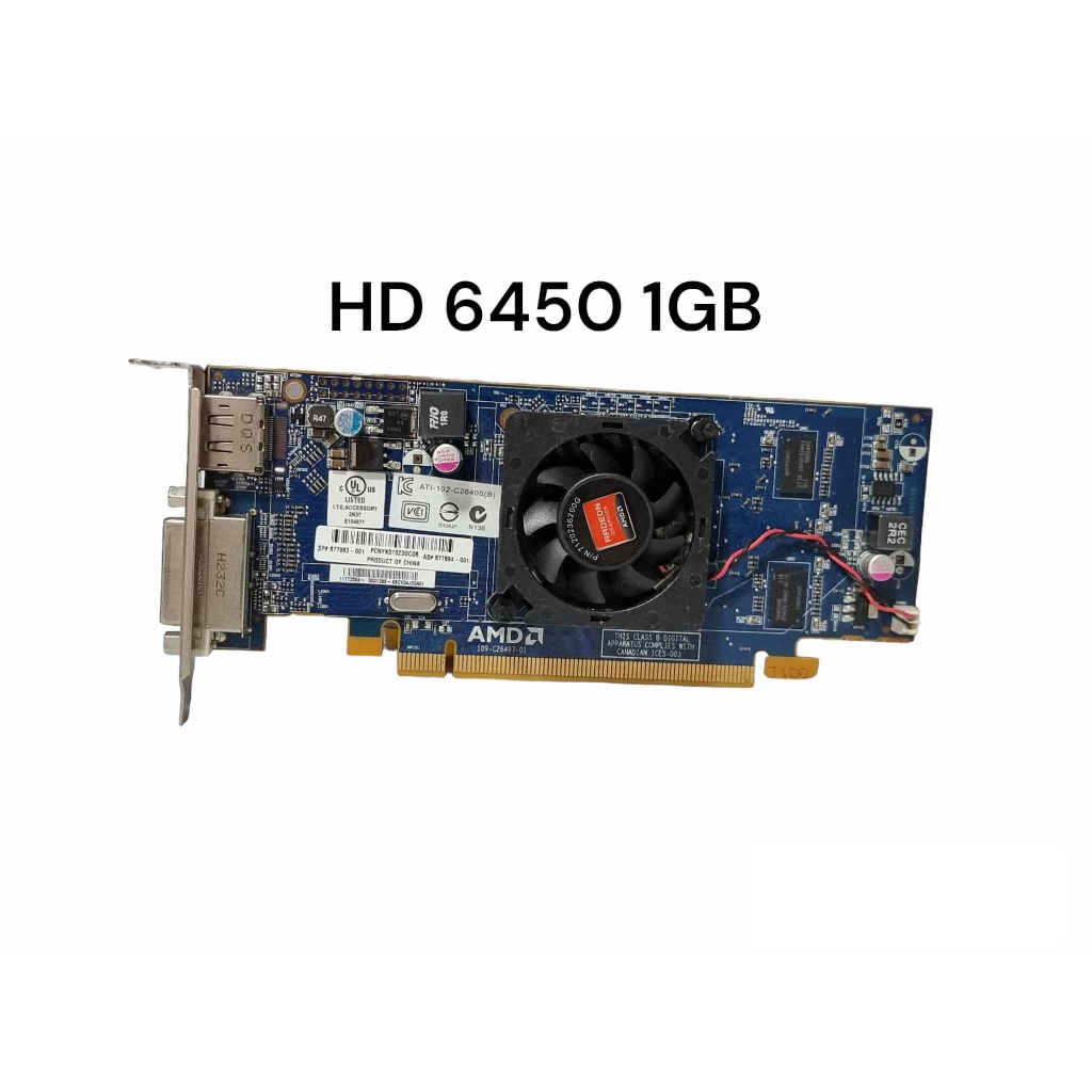 การ์ดจอ ATI HD 6450 1GB DVI+DP