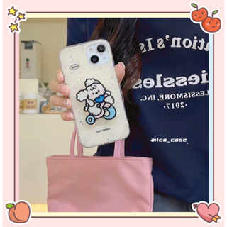 🐱‍🐉จัดส่งภายใน 24 ชม🌹 เคสไอโฟน 11 12 13 14 Pro Max ลูกสุนัข ความนิยม การ์ตูน แฟชั่น ฤดูร้อน Case for iPhone ผลิตภัณฑ์ร้อ