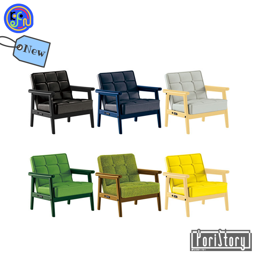 [มือ1] [มีทั้งแบบสุ่มเอง / เลือกสีได้] กาชาปองเก้าอี้สุดชิค Karimoku 60 Miniature Furniture K Chair 60th Anniversary