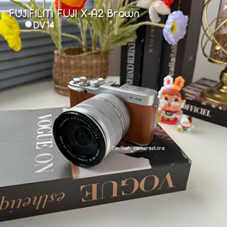 Used กล้องถ่ายรูปสินค้ามือสอง 📸 📷 FUJI X-A2  สี Brown น้ำตาลคลาสสิค พร้อมเลนส์ Kit 16-50 mm. (รหัสสินค้า DV14)