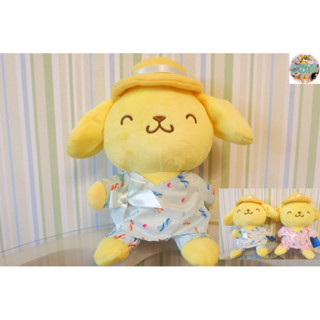 ตุ๊กตา #Pompompurin 【ชุดสีฟ้า】ตัวนุ่ม~ แต่งตัว 💛🌰☁️  📍ราคาตัวละ 269บาท