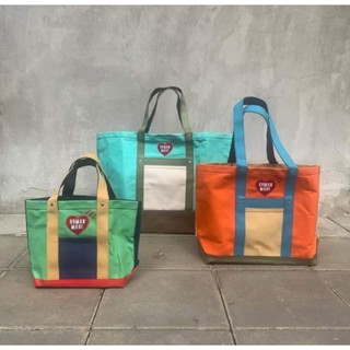 กระเป๋า Human Made Multi Color Canvas Bag.