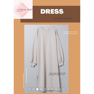 ชุดเดรสแขนยาว ทรงเอ  ผ่าข้าง 🌿  JEANASIS  🌿 (มือสองงานคัด สภาพใหม่)