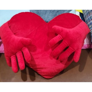 ตุ๊กตามือ✌️ ลิขสิทธิ์แท้💯 ตุ๊กตา หมอนหัวใจ ขนาด 13" สภาพ 99%