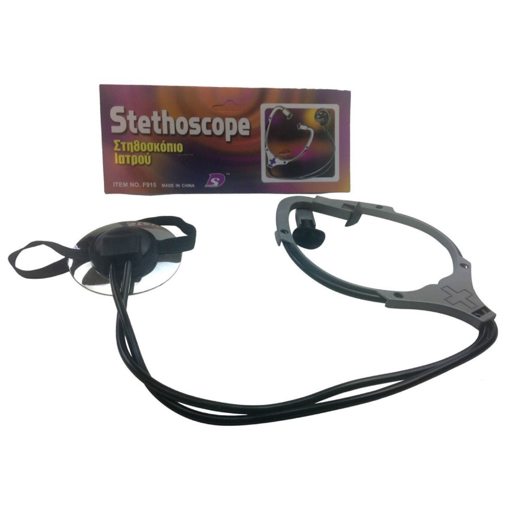หูฟังคุณหมอของเล่น Stethoscope Toy for Nurse Doctor Costume   ด่วนมีส่งGrabค่า ราคา ถูกที่สุด ดีลบีเคเค แกลเลอรีภาพที่ 3
