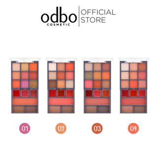 Odbo โอดีบีโอ เมคอัพ คิท เซ็ทเมคอัพ อายแชโดว์ OD1037