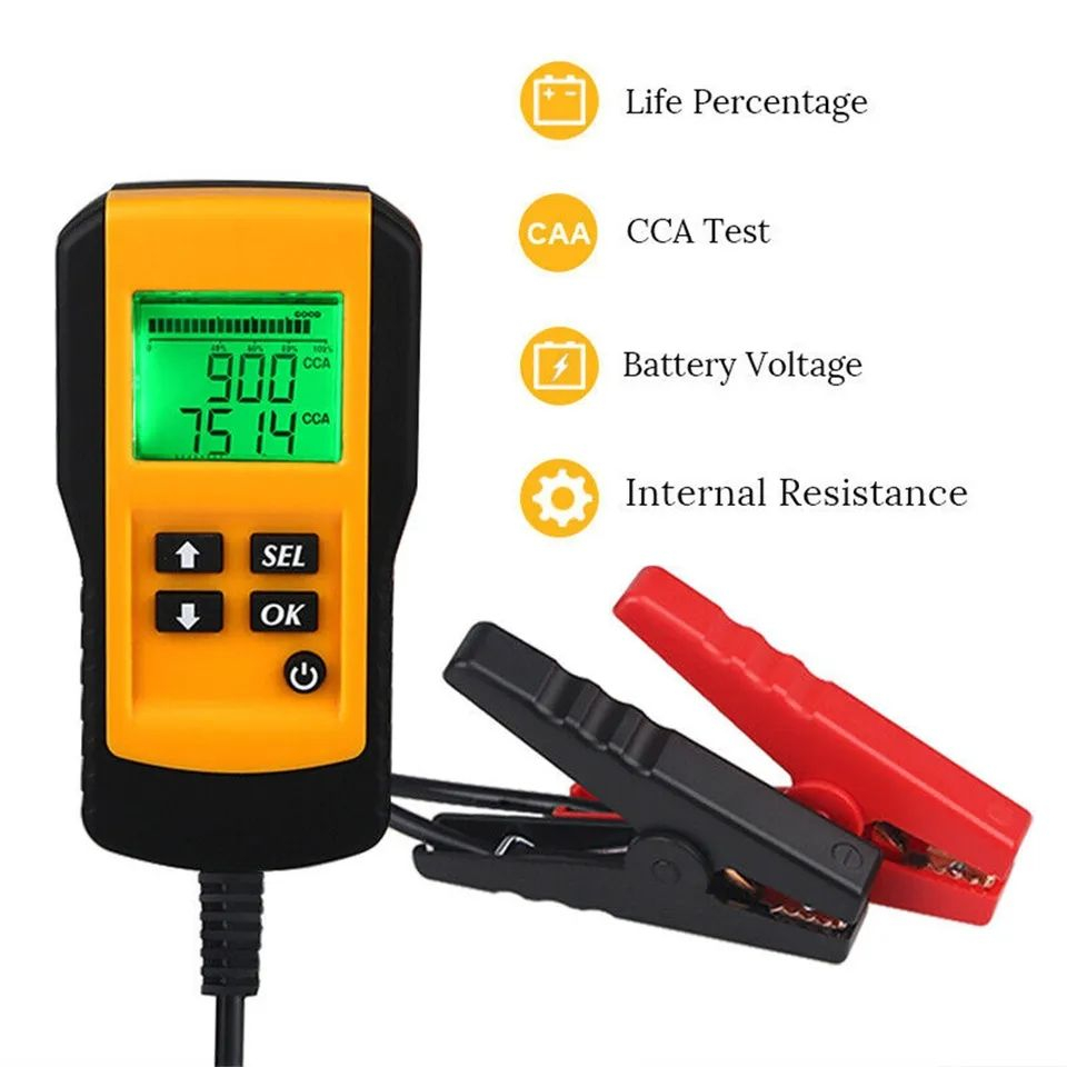 เครื่องวัดแบตเตอรี่ เครื่องวัดค่า CCA (Battery Analyzer & Battery Tester) สินค้าพร้อมส่ง