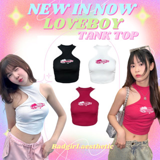 LOVERBOY  tank top 💖 . กล้ามครอป ทรงเว้าอกเว้าหลัง