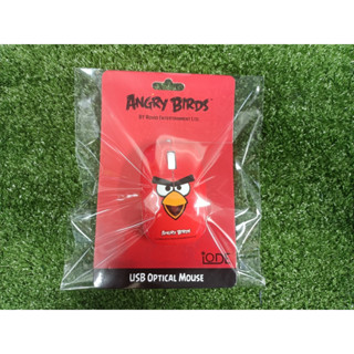 **ลด!! กระหน่ำ สินค้า เคลียสต็อค เกรด B** เม้าส์ Optical MOUSE USB iODE รุ่น ANGRY BIRDS (คละสี)