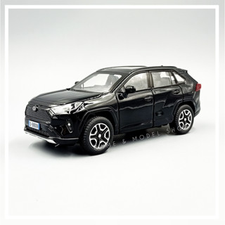 **สินค้าพร้อมส่ง** Toyota RAV4 1:32 [JIAYE MODEL] โมเดลรถโตโยต้า RAV4 สีขาว, ดำ, เทาเขียว