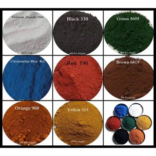 ผงสี สีฝุ่น ผสมปูนและคอนกรีต Titanium Dioxide