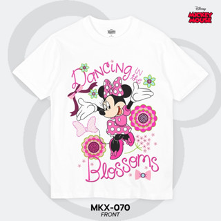 Power 7 Shop เสื้อยืดการ์ตูน มินนี่เมาส์ ลิขสิทธ์แท้ DISNEY (MKX-070)