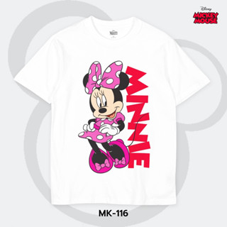 Power 7 Shop เสื้อยืดการ์ตูน มินนี่เมาส์ ลิขสิทธ์แท้ DISNEY  (MK-116)