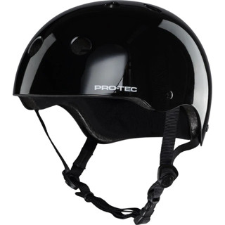 หมวกกันน็อคและอุปกรณ์ป้องกัน Pro-Tech Classic Hybrid (Certified) Helmet Gloss Black