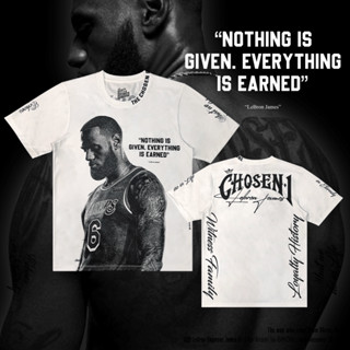 เสื้อยืด เสื้อบาสมีแขน The Chosen1. WHITE (มีไซส์ใหญ่)