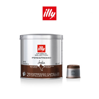 ILLY แคปซูลกาแฟ INDIA  - 21แคปซูล/กระป๋อง IPERESPRESSO COFFEE CAPSULES ARABICA SELECTION INDIA - 21 CAPSULES