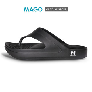 MAGO FOOTWEAR " WAVE FLIP " ( ดำ ) รองเท้าสุขภาพ