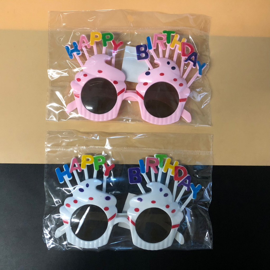 (ยกโหล 12 ชิ้น) No.356  แว่นตาวันเกิด แว่นตาแฟชั่น วันเกิด งานปาร์ตี้