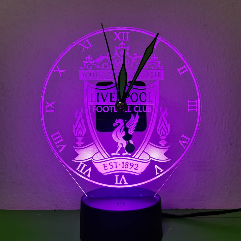 โคมไฟ นาฬิกาลิเวอร์พู เปลี่ยนไฟได้ 7 สี [ของขวัญปีใหม่] - รูปที่ 4