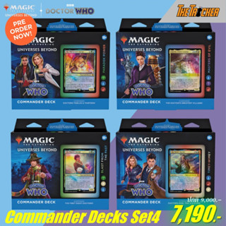 MTG Universes Beyond: Doctor Who™ (WHO) Commander Decks Set4