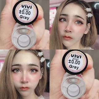 บิ๊กอาย Bigeye คอนแทคเลนส์ แบรนด์ WINK / ilens สีเทา-สีน้ำตาล ลายขายดี แถมตลับทุกคู่จ้า