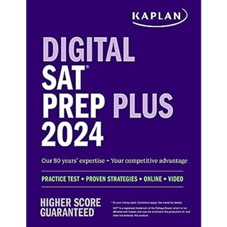 Chulabook(ศูนย์หนังสือจุฬาฯ) |C321หนังสือ9781506287300DIGITAL SAT PREP PLUS 2024 (5 PRACTICE TESTS + PROVEN STRATEGIES + ONLINE + VIDEO)