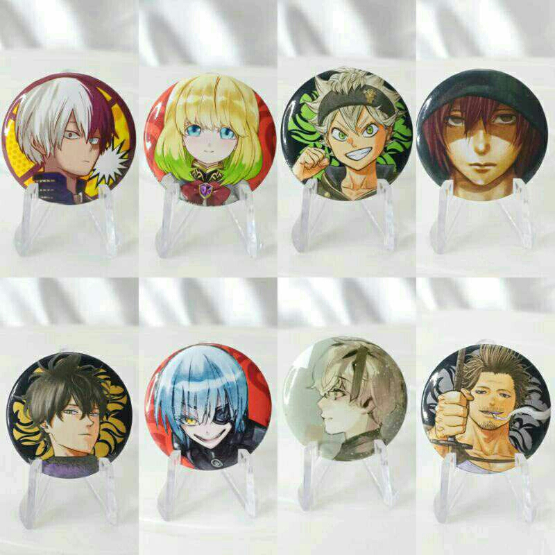 สินค้า​ เข็มกลัด Yagami Light Black Clover แบล็กโคล เวอร์ Tokyo Ghoul My Hero Academia Sousei no Onm