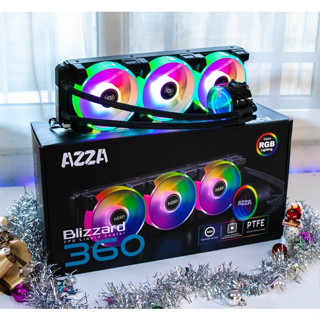 AZZA GALEFORCE ARGB CPU Liquid Cooler LCAZ-240C/360C-ARGB สินค้ารับประกัน 1 ปี