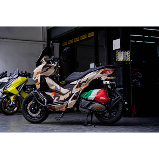 ตะแกรงท้าย aprilia  SR GT Sport 200 สำหรับติดกล่อง