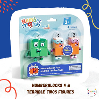 Numberblocks 4 &amp; Terrible Twos Figures พร้อมส่ง 🇺🇸💯แท้ แบรนด์ Hand2Mind