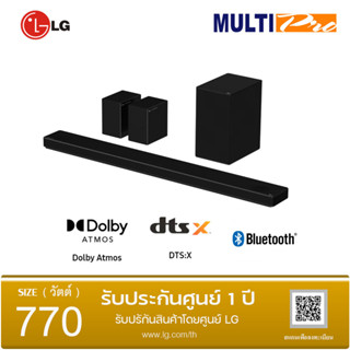 LG SoundBar รุ่น SP11RA Power 7.1.4Ch (770W) Dolby Atmos (2023)