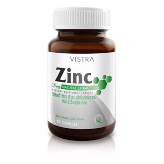 VISTRA Zinc 15 mg Natural Extract (45 CAPSULES)