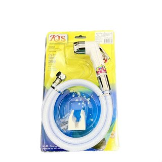ชุดสายฉีดชำระ KJS 906W (สีขาว)มือกดสแตนเลสอย่างดี ไม่เป็นสนิม