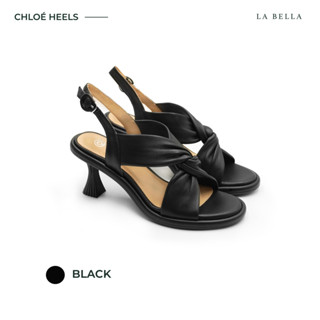 LA BELLA รุ่น CHLOÉ HEELS - BLACK