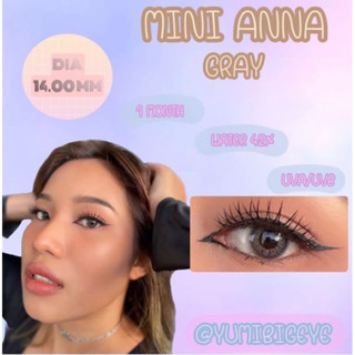 คอนแทคเลนส์ Mini Anna gray/ brown (Dream color1 )