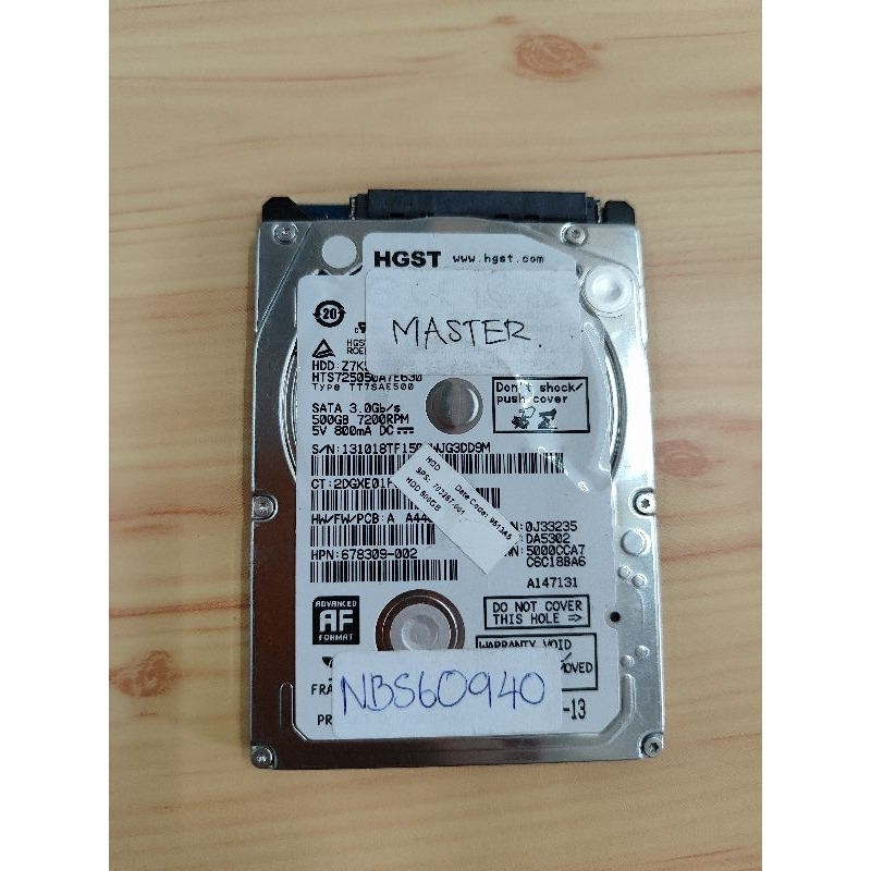 Harddisk​ 500gb มือสอง