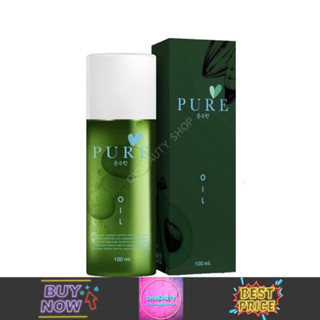 Pure Oil เพียวออยล์ ผลิตภัณฑ์เช็ดผิวกาย (100ml.)