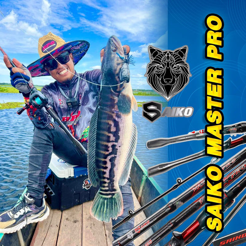 🔥คันตีเหยื่อปลอม Saiko Master Pro 6.8 ฟุต 1ท่อน เวท 10-20 ตกปลาใหญ่ ช่อน ชะโด ปลาล่าทั่วไป⚡️