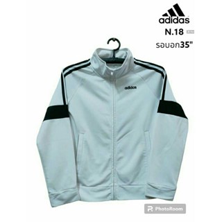 ADIDAS แท้ รอบอก35 "แจ็คเก็ตวอร์มชาย