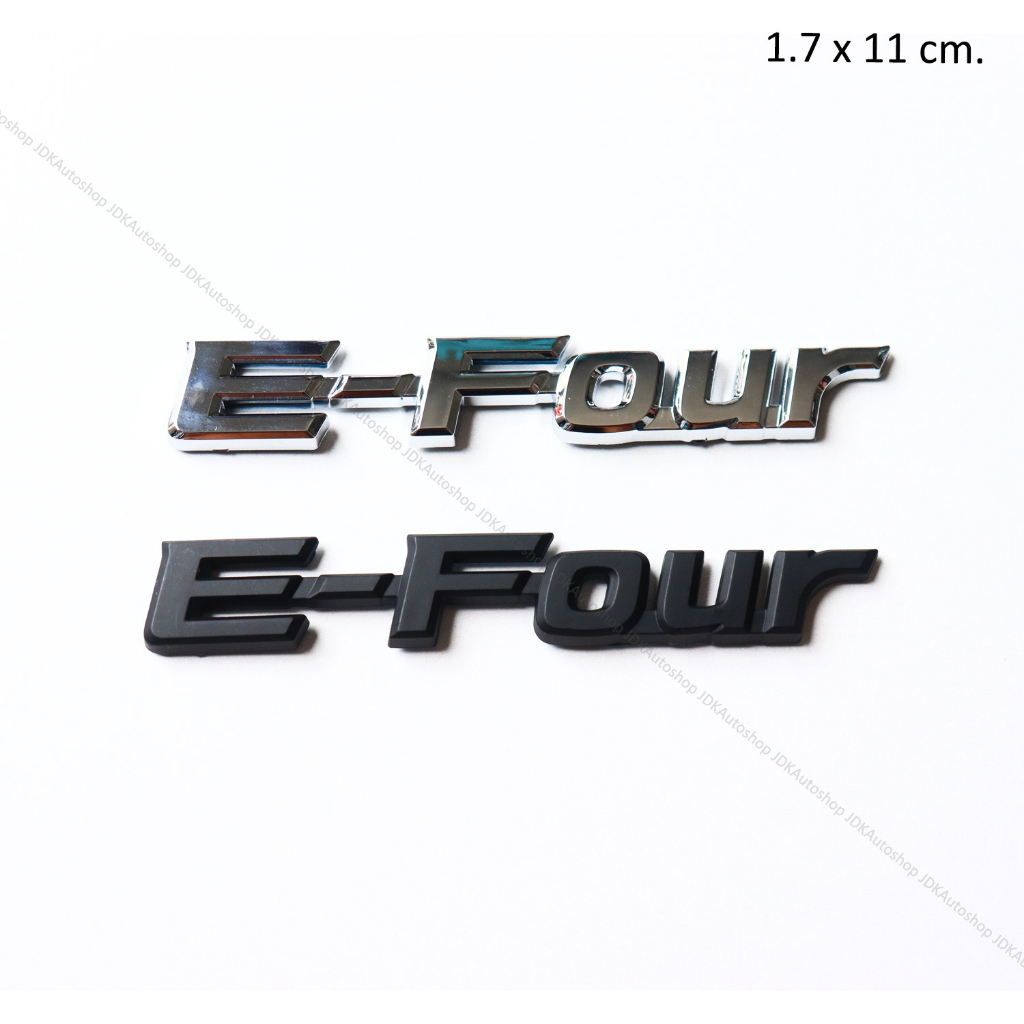 โลโก้ E-Four อี-โฟร์ สำหรับ ติดท้าย โตโยต้า ไฮบริด ติดท้ายรถยนต์ HYBRID ติด CAMRY ALPHARD HARRIER C-HR