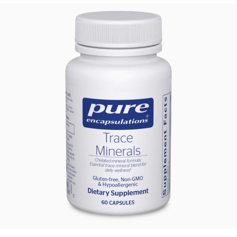 Pure Encapsulations Trace Minerals | Essential Trace Mineral 60 Capsules