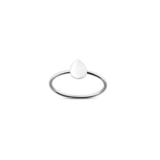 Silver thai Jewelry แหวนเงินรูปหยดน้ำตา / silver teardrop ring PLSRG125