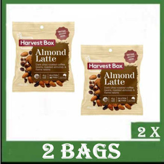 2 x Harvest Box ALMOND LATTE 45g ฮาร์เวส บ็อกซ์ อัลมอนด์ ลาเต้ 45 กรัม 2 bags