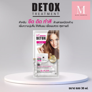 Biowoman ไบโอวูเมนส์ ดีท๊อกซ์ ทรีทเม้นท์ มาส์ค แบบซอง ขนาด 30 ml.