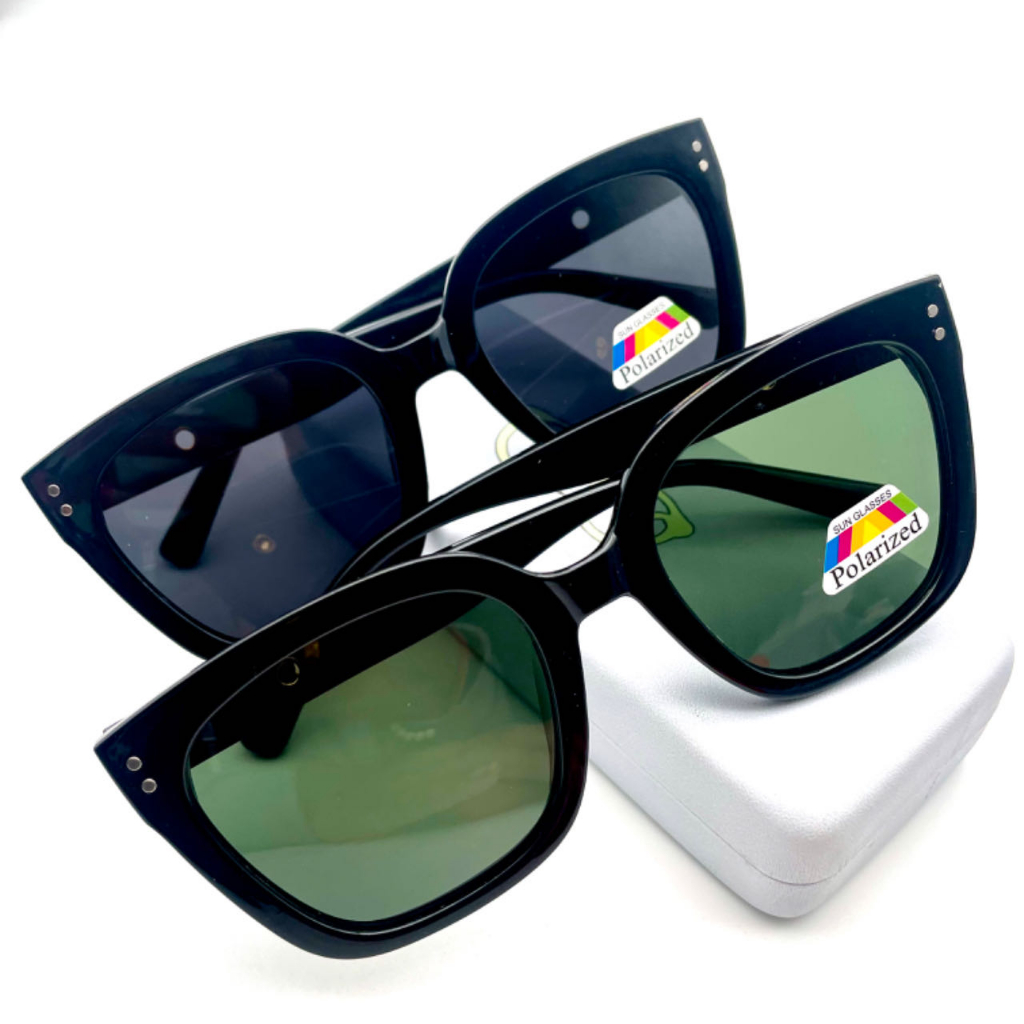 แว่นกันแดด โพลาไรซ์ Polarized UV 400 มี 5 รุ่นให้เลือก แว่นแฟชั่นมาใหม่ ทรงสวยมาก ผู้หญิง ผู้ชาย ไม่รวมอุปกรณ์