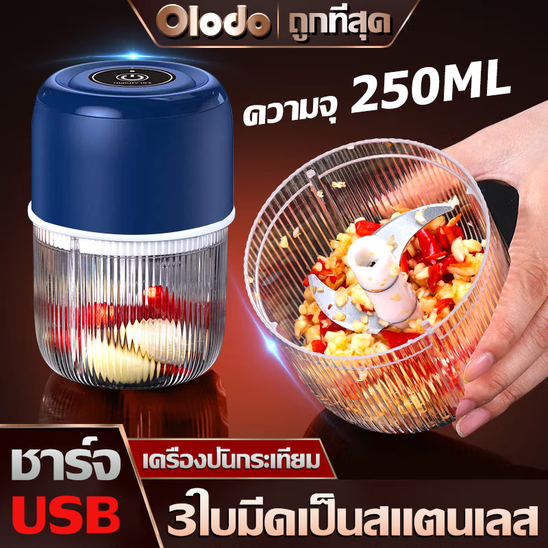 เครื่องปั่นบดไฟฟ้า กระเทียม พริก #B-007