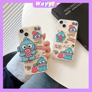 💖จัดส่ง24ชม💖iPhone 14 13 12 11 Pro Max เคส for เคสไอโฟน11 บางเบาพกพาง่าย การ์ตูน น่ารัก Hangyodon พร้อมขาตั้ง Case