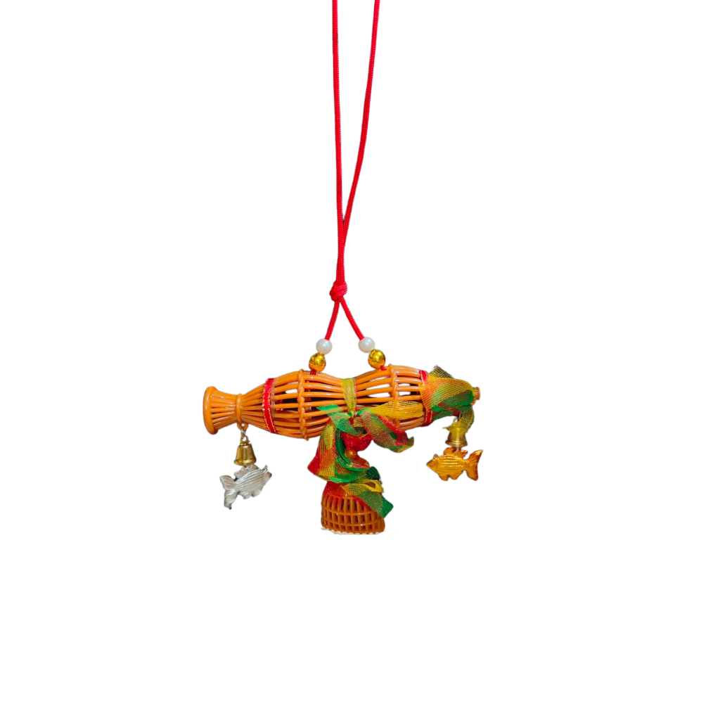 ไซดักทรัพย์ เรียกทรัพย์ มงคล ห้อยหน้ารถ หน้าร้าน สำนักงาน ออฟฟิศ บริษัท ขนาด ยาว 13.5 เซนติเมตร สูง 7.5 เซนติเมตร - รูปที่ 2