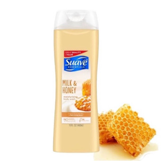 🍯ครีมอาบน้ำ Suave Creamy Milk &amp; Honey Splash Body Wash 443ml.